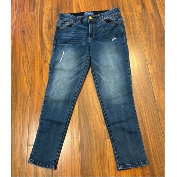 Democracy “Ab” Solution darkwash ripped jeans - Picture 1 of 4